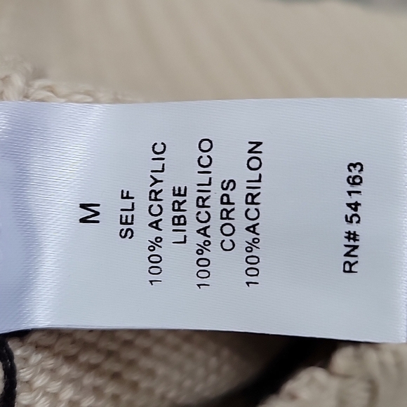 Jessica Simpson Long Sleeve Knit Sweater Dress Tan With Stripes M - Picture 11 of 13